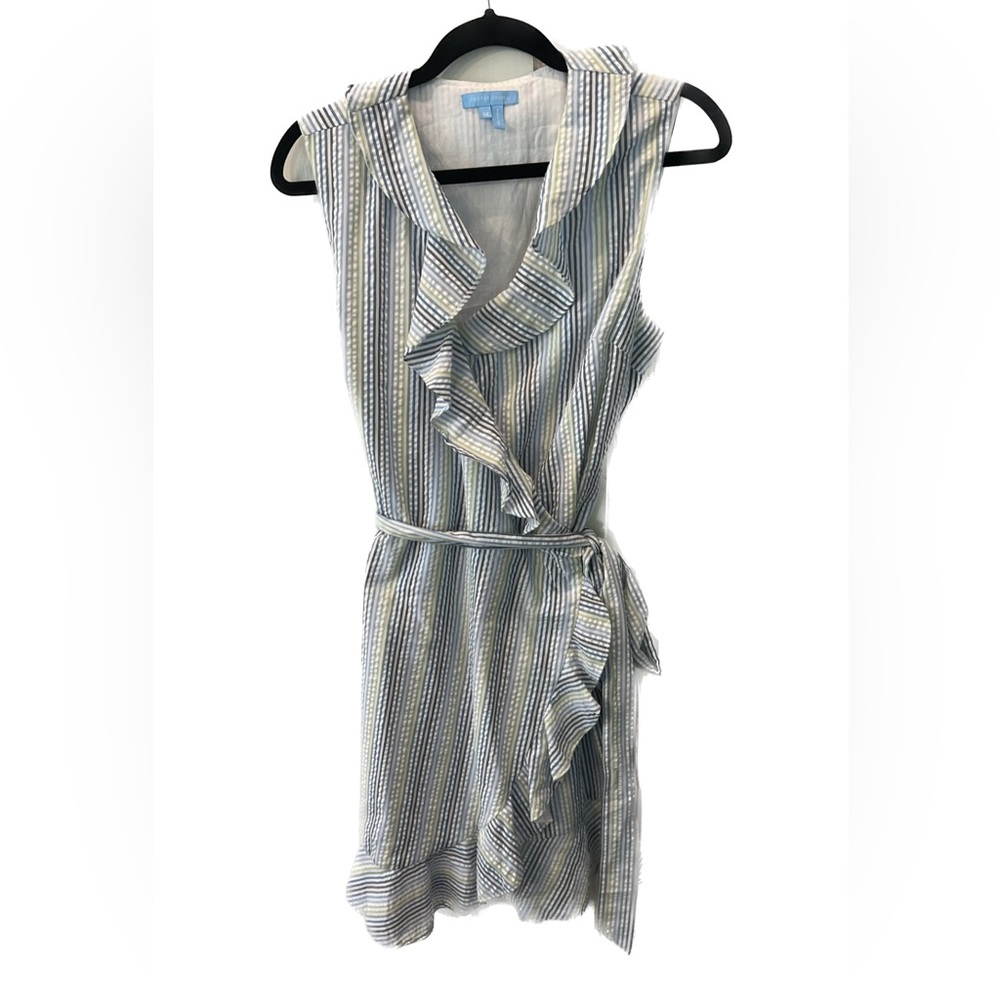 Draper James stripped wrap dress